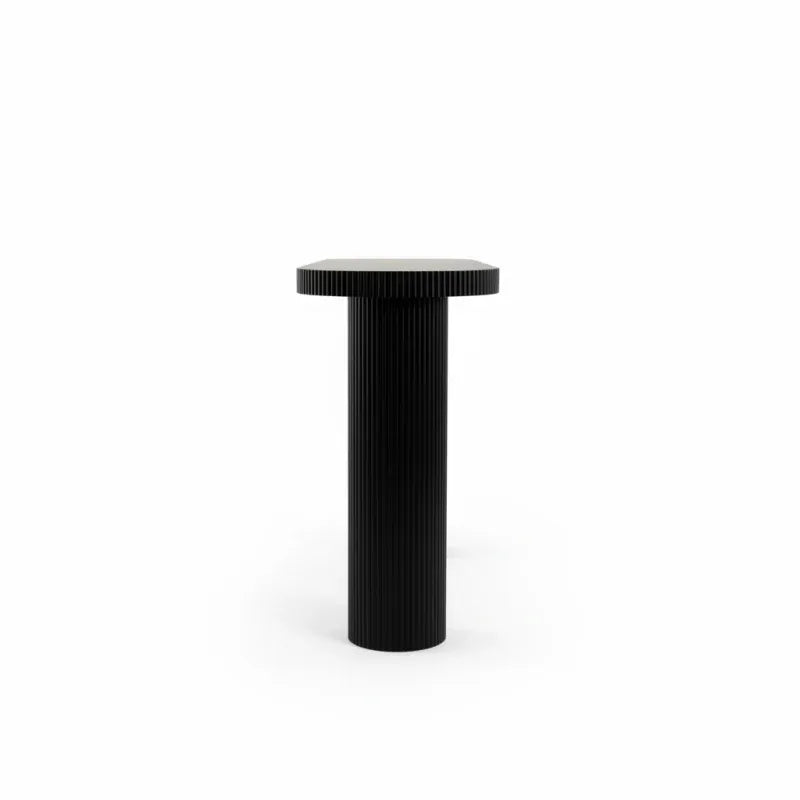 Moreland Console 80cm MDF Black Entryway Hallway Table 140cm Length