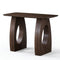 Cher Console Table Walnut Veneer 130cm Modern Wooden Hallway Entryway Hall Table