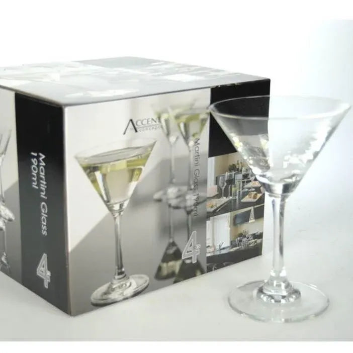Martini Glass Set 4 190ml