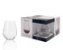 Clear Stemless Wine Glass Pack Of 4 530ml