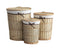 Natural Willow Basket Round s/3 45xh55cm