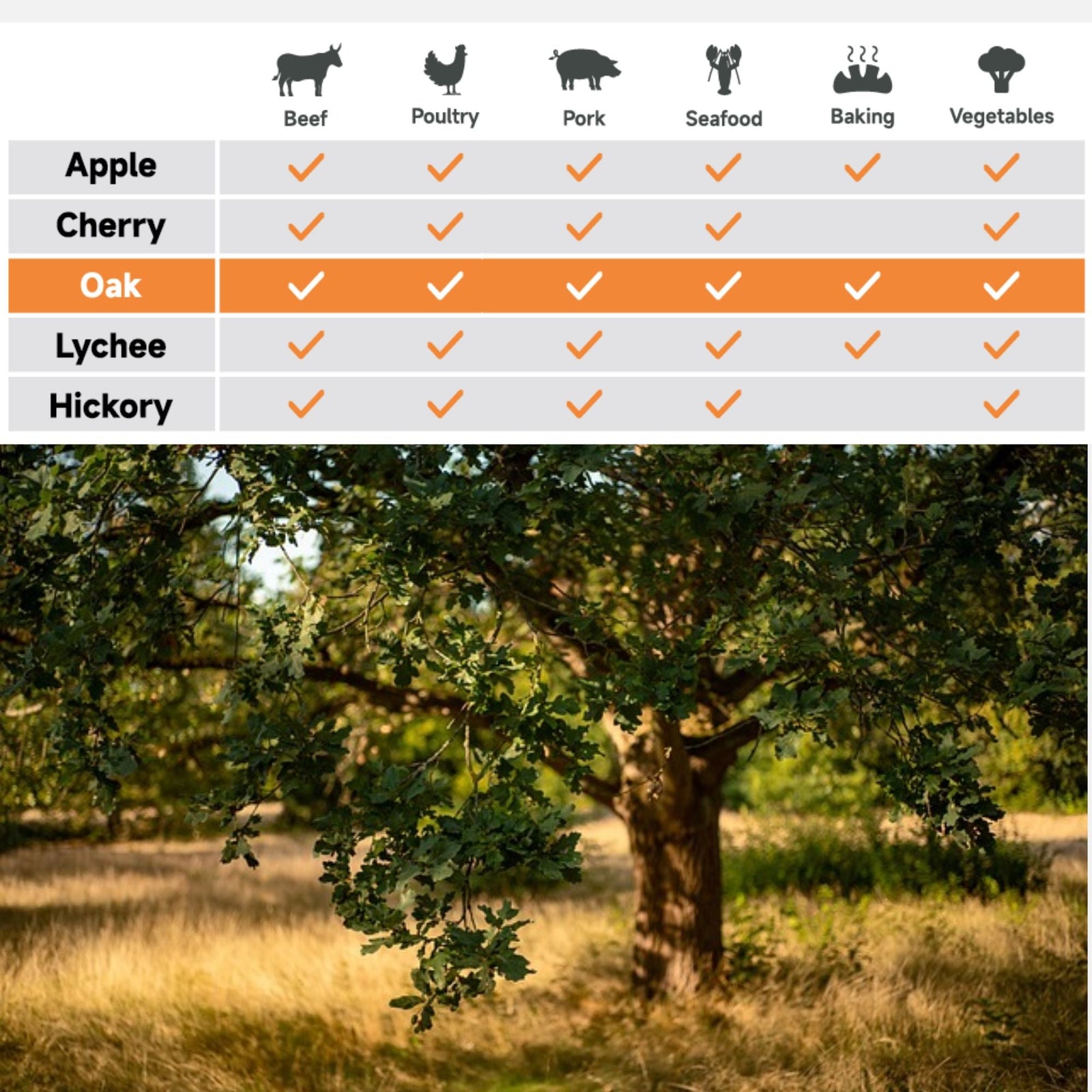 100% Natural Premium Oak Wood BBQ Pellets for Smoker & Grill (9kg / 20lbs)