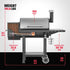 Asmoke AS660N-2 WOOD PELLET GRILL SILVER