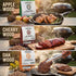 Essential Portable Smart Pellet Grill & Smoker + Assorted Flavors 20LBs (9kg) Premium Wood Pellets (Oak/Cherry/Apple)
