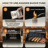 Essential Portable Smart Pellet Grill & Smoker + Assorted Flavors 20LBs (9kg) Premium Wood Pellets (Oak/Cherry/Apple)