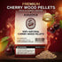 100% Natural Cherry Wood BBQ Pellets (2.27kg) - Premium Fruit Hardwood for Smoker Grills & Cold Smoking