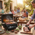 Essential Smart Portable Wood Pellet Grill & Pitmaster Accessory Bundle - Includes 10x Skewers, Heavy-Duty Meat Claws, Smoke Tube & 20lb Applewood Pellets