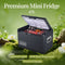 Premium Mini Fridge | 47L Compact Refrigerator with Roll-Bond Evaporator & Internal Light for Camping, RV & BBQ