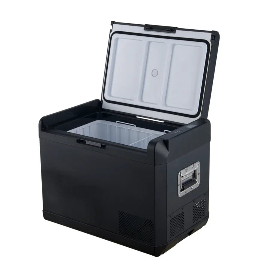 Premium Mini Fridge | 47L Compact Refrigerator with Roll-Bond Evaporator & Internal Light for Camping, RV & BBQ