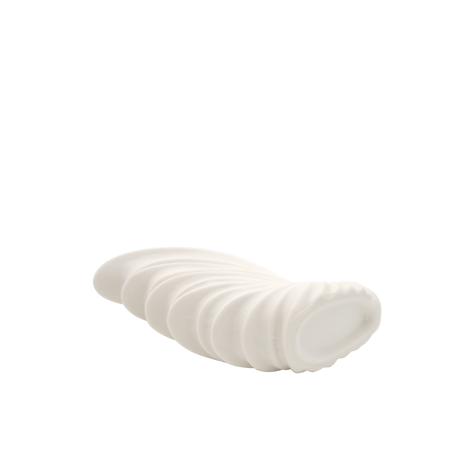 Shell White Ceramic Vase