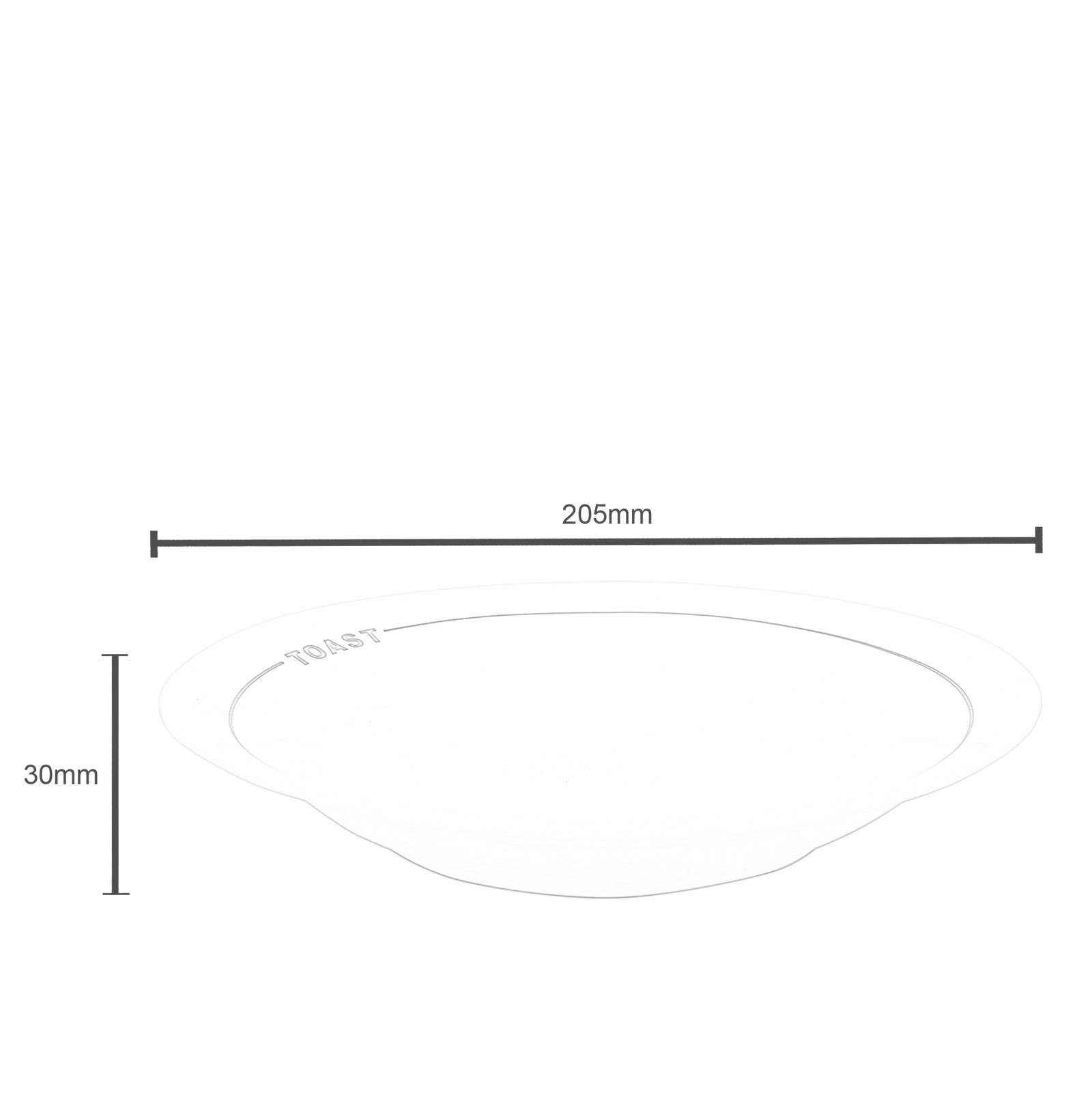 Toast Plate doup plate