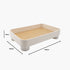 Parthenon White Square Tray