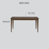 Allergo Dining Table 150cm Timber Dining Table - Natural