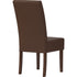 Mesi Dining Chair x2  - Cocoa Legs Mocha Colour Vinyl Upholstery