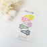 Butter Cream Hair Clips Collection - Candy Shooting Stars - Twin Pack
