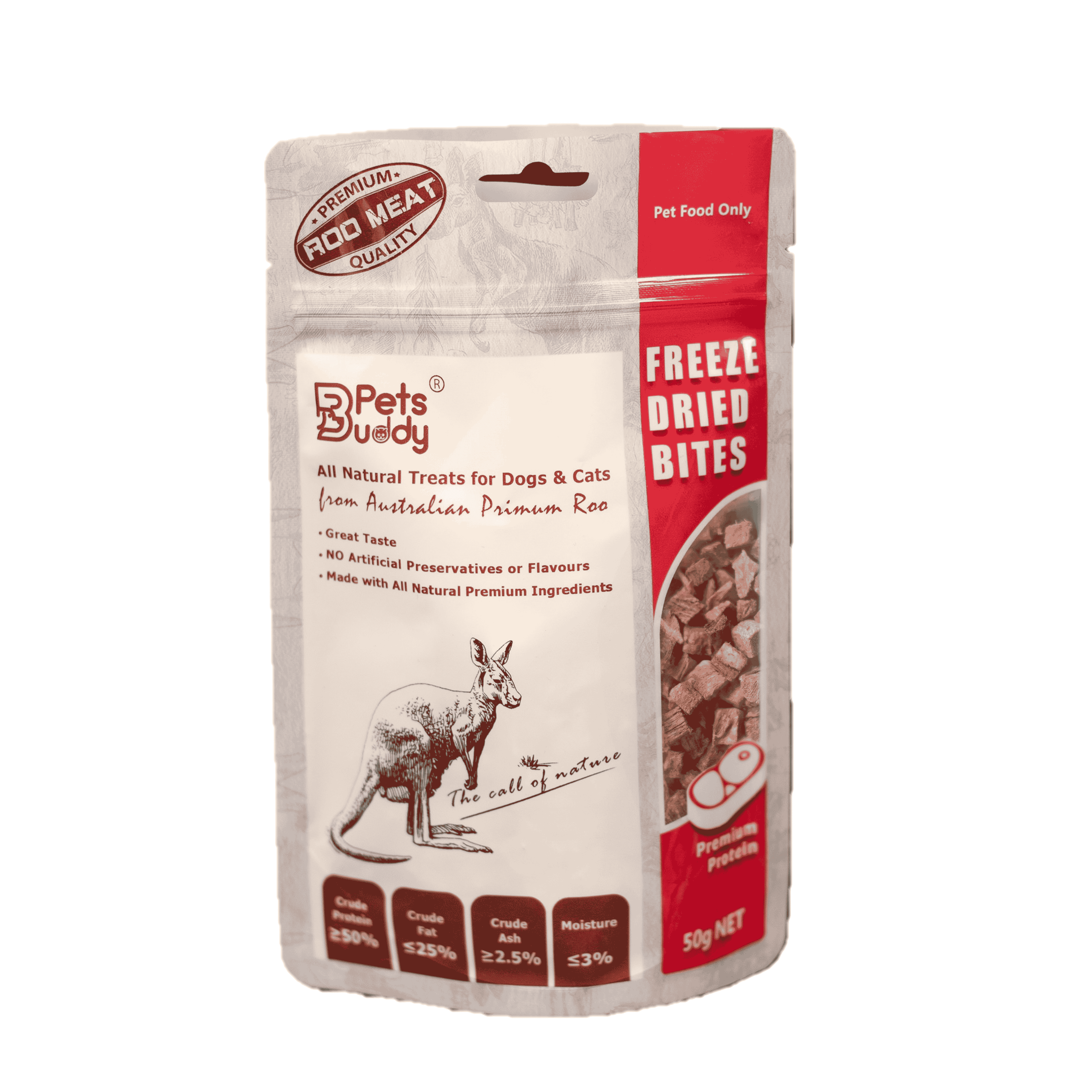 Freeze Dried Treat Roo 50g