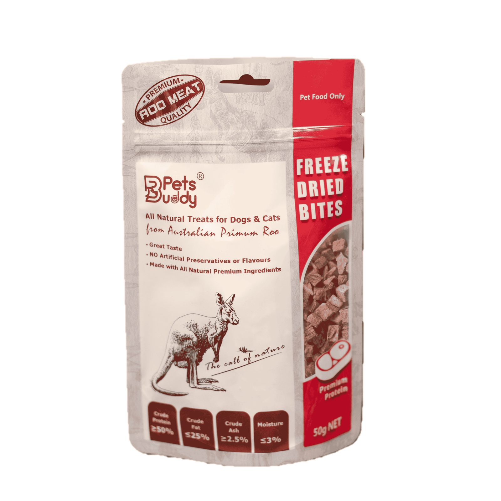 Freeze Dried Treat Roo 50g