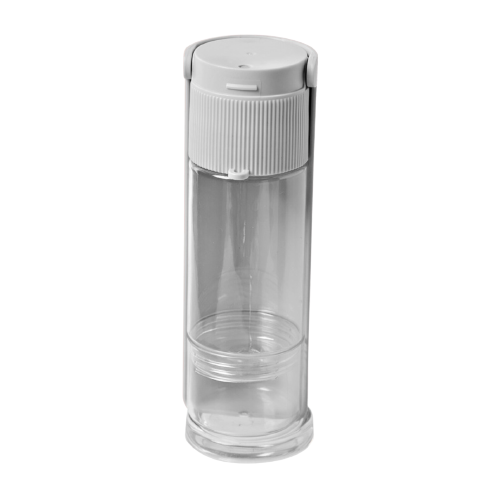 12x Ribbed Portable Pet Bottle in White