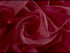 2 Long Drop Sheer Voile Curtains 590cm wide 270cm Drop Pinch Pleat + Hooks Wine