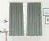 Blockout Curtains 260x160cm PINCH PLEAT+ Hooks High Level Fabric Grey Blue