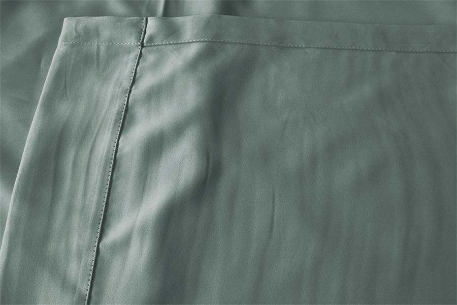 Blockout Curtain 300x270cm PINCH PLEAT+ Hooks High Level Fabric Grey Blue