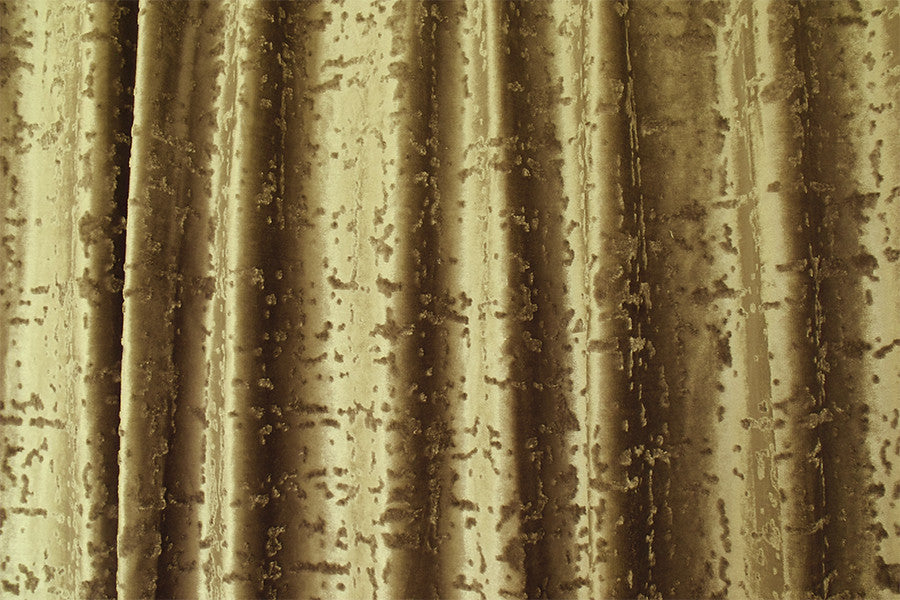 Large Thick Velvet Curtain Stunning Flocking 560x230cm+30Hooks Gold