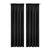 Blockout Curtains 2pcs 137x160cm PINCH PLEAT Blackout High Level Fabric Black