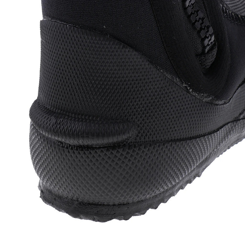 NNEOBA 5mm Neoprene Dive Boots - High Cut Zipper Wetsuit Boots