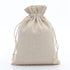 10-Piece Cotton Linen Drawstring Gift Bags