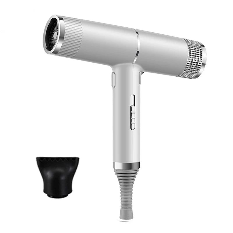 Hair Dryer 1100W Ionic Blow Dryer Infrared Heat Blue Light 3 Speed Lightweight