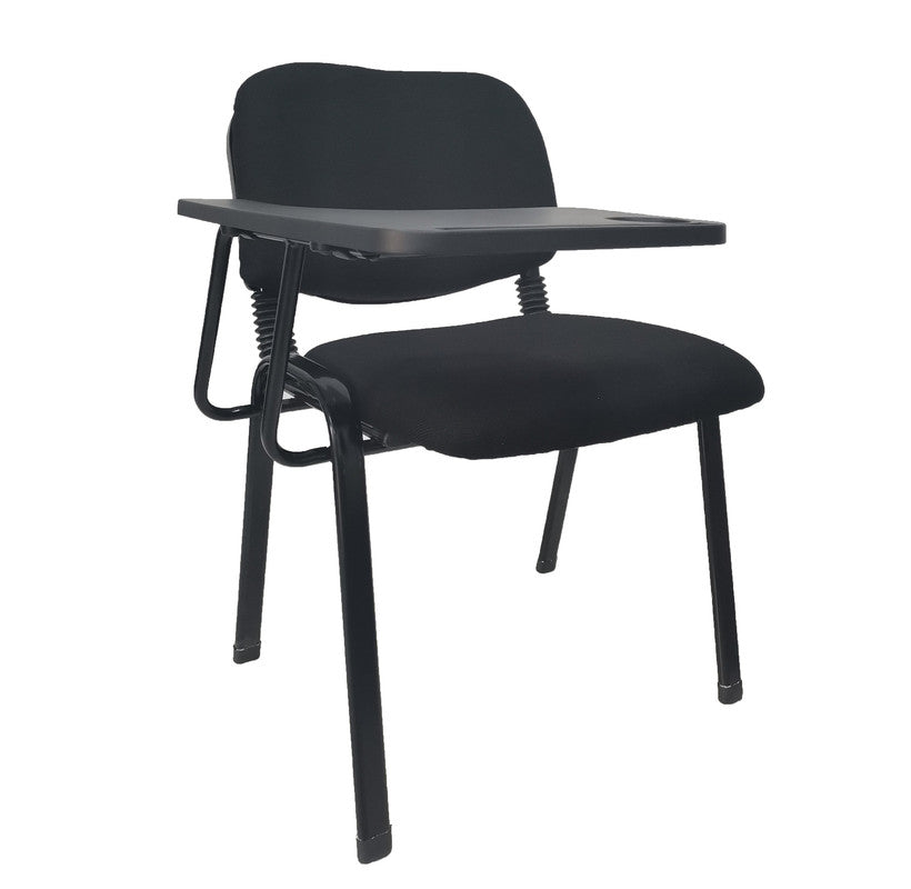 NNECN Lecture Chair with Table Top for Classroom Lecture Training Conference Set of 6-Black