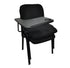 NNECN Lecture Chair with Table Top for Classroom Lecture Training Conference (Set of 6-Black)
