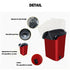 Automatic Hot Air Pop Corn Maker Machine