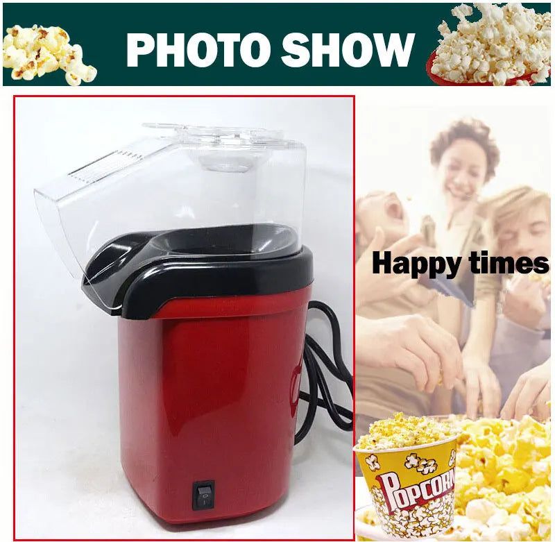 Automatic Hot Air Pop Corn Maker Machine