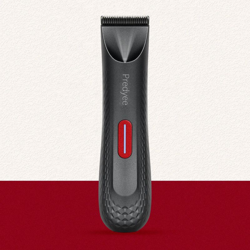 Womens Waterproof Intimate Hair Trimmer Body Groomer Red