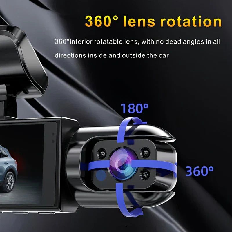 1080P WiFi Dual Lens Dash Cam Front Rear Car DVR