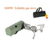 2600W Portable Folding Gas Camping Stove, Green, Stainless Steel, 15kg