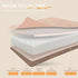 Inflatable Camping Sleeping Mat with Pillow, 3cm Thick, Auto-Inflate Set