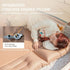 Inflatable Camping Sleeping Mat with Pillow, 3cm Thick, Auto-Inflate Set