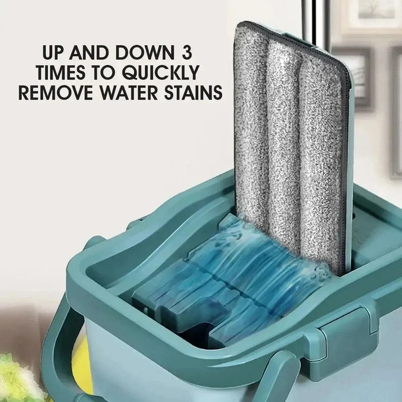 Flat Squeeze Mop & Bucket Set