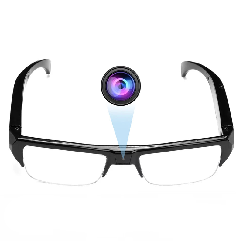 1080P HD Mini Camera Glasses Wearable DVR Video Recorder Black