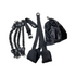 Pull-Up Assistance Bands Set 300LB Resistance, Black, Steel Buckle Fitted