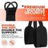 Pull-Up Assistance Bands Set 300LB Resistance, Black, Steel Buckle Fitted