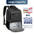 Waterproof Insulated Cooler Backpack in Black, Laptop Compartment, 15.6in