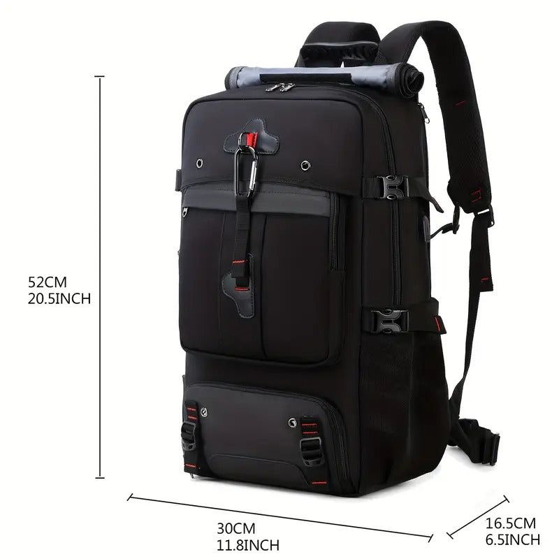 50L Hiking Backpack with Shoe Compartment