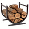 U-Shaped Metal Firewood Rack Stand