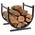U-Shaped Metal Firewood Rack Stand
