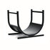 U-Shaped Metal Firewood Rack Stand