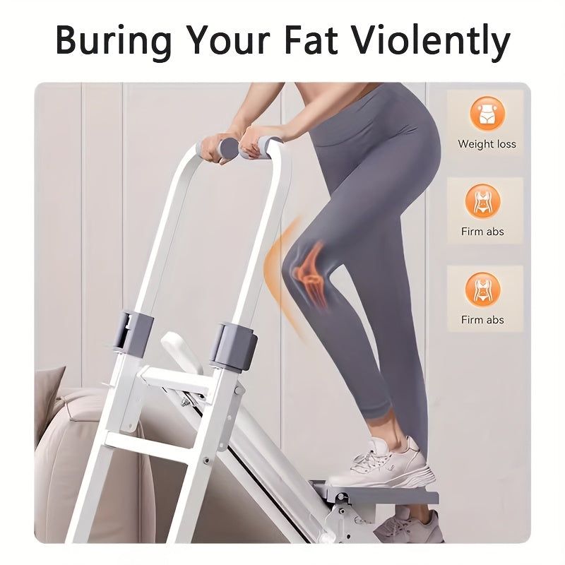 Foldable Mechanical Stair Climber Home Fitness Machine, 181.44kg Cap
