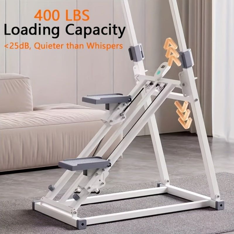 Foldable Mechanical Stair Climber Home Fitness Machine, 181.44kg Cap